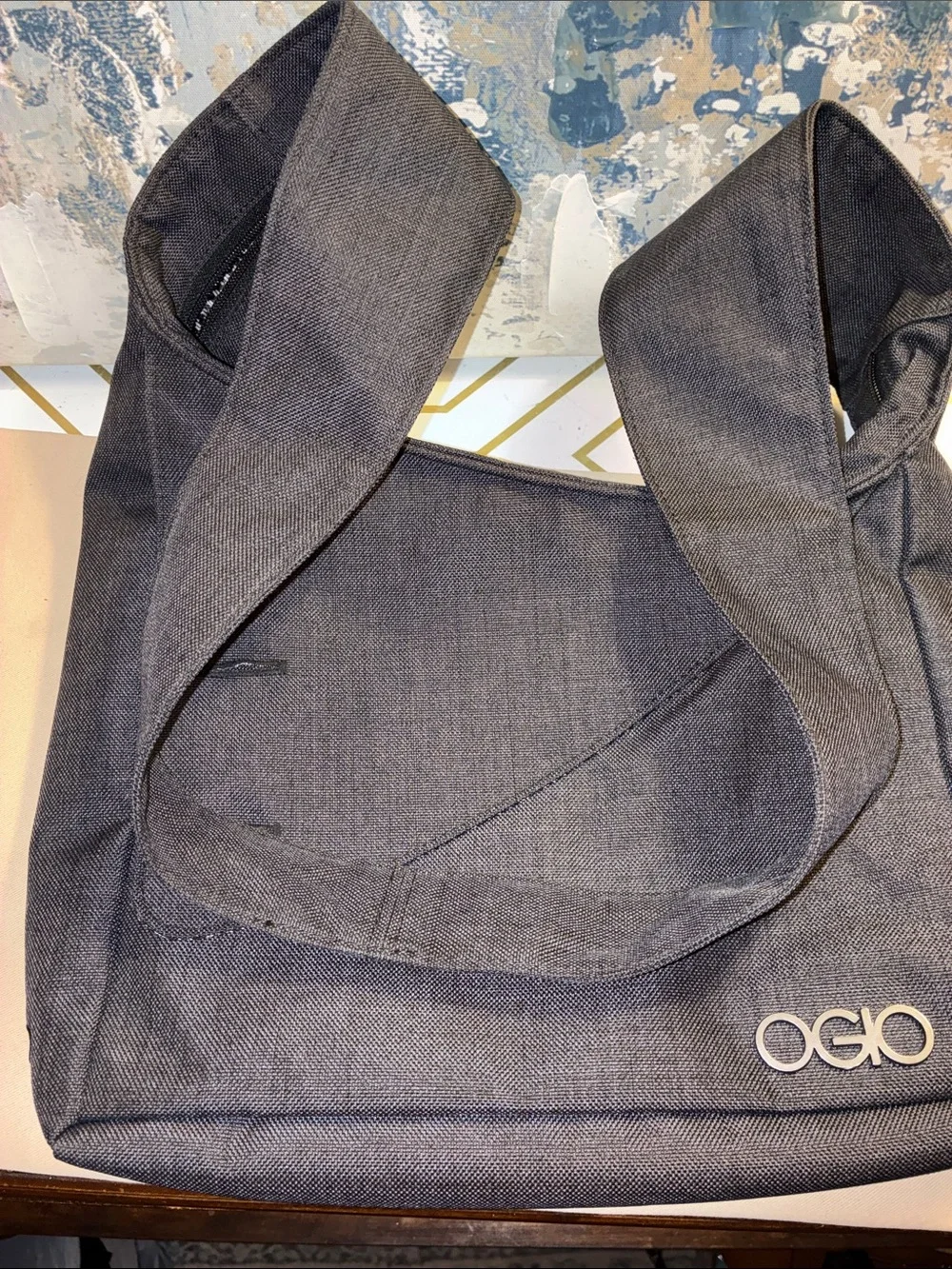 Genuine OGIO Charcoal Gray Messenger Crossbody Bag with Shoulder Strap